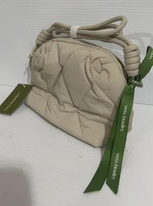 Vera Bradley Beige Quilted Crossbody Bag Small thumbnail 1
