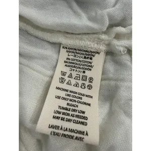 Free People Womens Ivory Rayon Cotton Gauze Oversized Button‎ Down Shirt XS 3332 thumbnail 7