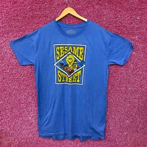 Sesame Street animated blue Tshirt size Extra Large thumbnail 1