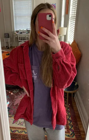 Chadwick’s Vintage Corduroy Red Jacket thumbnail 1