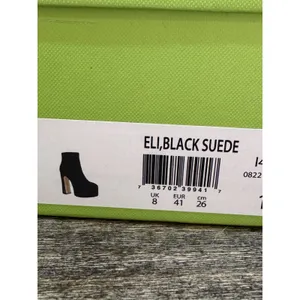 Sam Edelman Eli Platform Ankle Boots Women's Size 10 Black Suede Block Heel thumbnail 7
