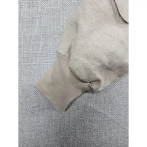 Richard Malcolm Womens Bomber Jacket Size S Cream Linen Zip Up Utility Cargo thumbnail 9