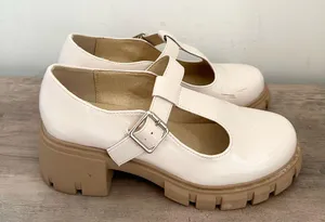 Soda Mary Jane chunky platform heel size 8-8.5 preppy academia schoolgirl thumbnail 3
