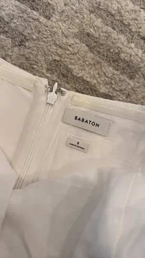 Aritzia White Strapless Top thumbnail 3