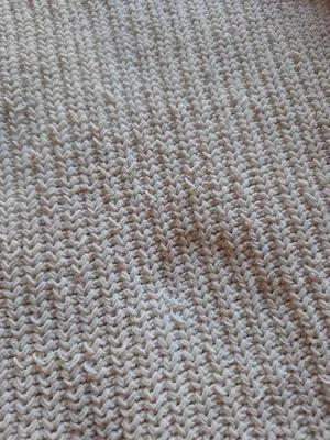 Aerie Cream Chenille Textured Knit Mock Neck Oversized Sweater Size S thumbnail 9