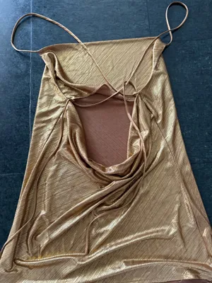 12th Tribe Gold Mini Dress thumbnail 4