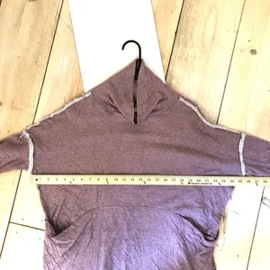 We the Free Free People Women's EUC Oversized Cowl Neck Sweater Pink/Mauve M thumbnail 7