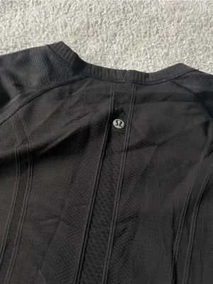 lululemon athletica Black to Gray Ombre Swiftly Long-Sleeve Performance Size 4 thumbnail 3