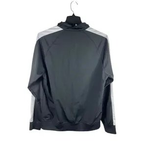 VTG Nike Black White 90s Y2K Track Zip Up Jacket L thumbnail 2
