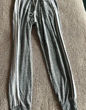 Hollister Gray Joggers with White Accents thumbnail 1