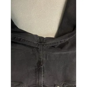 Seven For All Mankind Black Denim Cropped Flare Hi-Waist Jean 29 Preppy Casual thumbnail 10