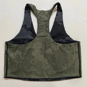 prAna Momento Reversible Camo Crop Top XS/S Racerback Yoga Activewear thumbnail 6