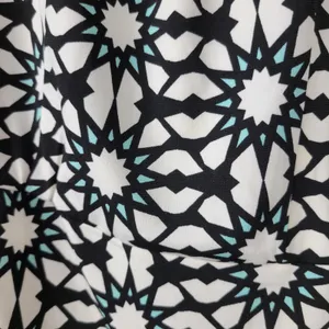 Maggie London Stitch Fix Dress 22W Black White Cenna Jersey Starbust Mini NEW thumbnail 7