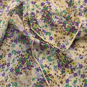 Neiman Marcus Romeo & Juliet Top Tunic Tank Floral Green Ruffle Medium thumbnail 6