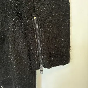 Banana Republic Soft Knit Heavy Sweater Jacket Asymmetrical Zip Womens Small thumbnail 6