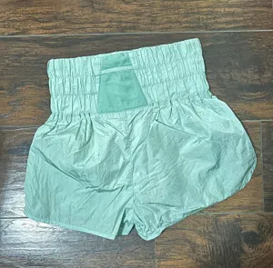 Free People Movement the way home mint green shorts thumbnail 2
