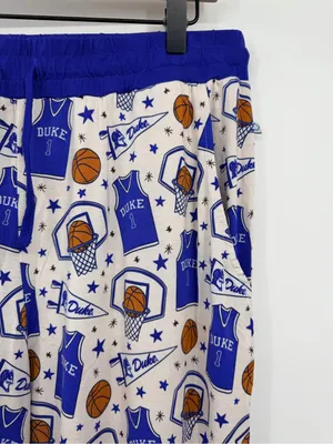 Monkeeroos Duke Blue Devils Basketball Bamboo Pajama Jogger Pants M thumbnail 5