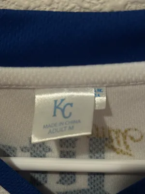 Kansas City Royals Jersey White Size M thumbnail 3