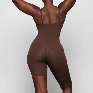 SKIMS shapewear bodysuit seamless sculpt open bust bodysuit cocoa NWOT size 2X thumbnail 4