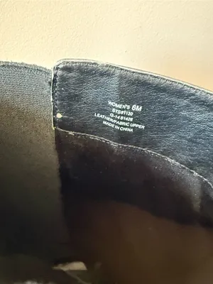 Sperry Black Leather Knee-High Heeled Boots thumbnail 3