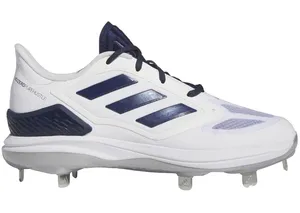 Adidas Adizero PureHustle Softball Cleats White Navy Women’s 8 NWT thumbnail 1