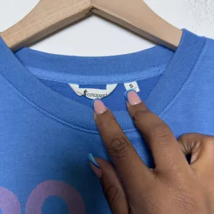 Cotopaxi Women Organic‎ Cotton Sweatshirt Small Blue Do Good Graphic Pullover thumbnail 4
