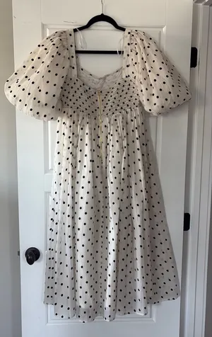 Sofie the label polka dot dress thumbnail 1