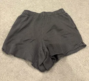 aerie gray sleep shorts  thumbnail 1