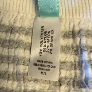 Striped Gray Maxi Dress Size M thumbnail 7