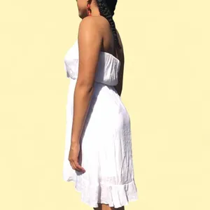 White Strapless Dress thumbnail 4