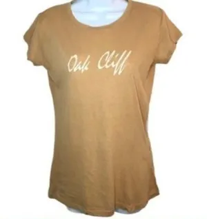 Next Level Apparel Oak Cliff Dallas Texas Fitted TShirt Tan J L thumbnail 1