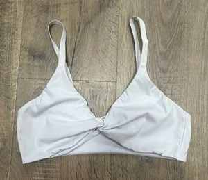 Gymshark Twist Front white Bralette thumbnail 1