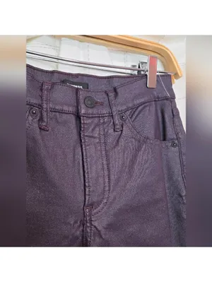Express Skinny Mid Rise Coated Jean thumbnail 4