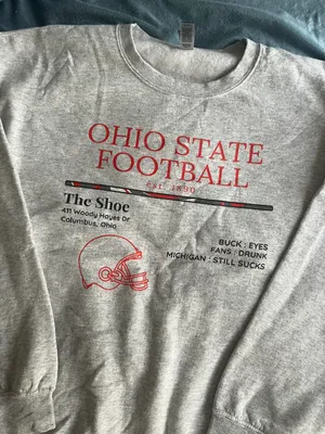 Ohio State University Ohio State Sweatshirt Gray Size XL thumbnail 1