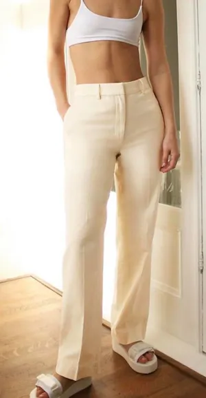 Aritzia straight leg high waisted pants thumbnail 1