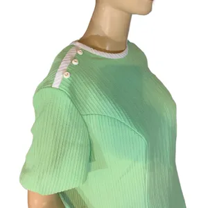 Vintage Holly Hill 1960'S Green Shift Dress (Appx Large) thumbnail 5