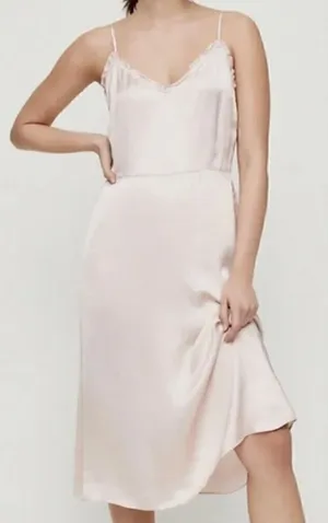 Aritzia Wilfred Millie Slip Dress Rose Quartz thumbnail 1