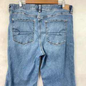American Eagle Festival Flare Jeans Womens 18 Regular Next Level Stretch Western thumbnail 6