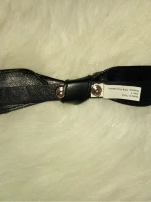 Source Unknown Black Bow Belt Sz 4 Like New! thumbnail 2