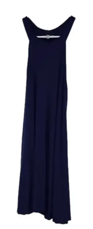 Charlotte Russe halter dress small dark blue‎ sleeveless dress spring summer thumbnail 1