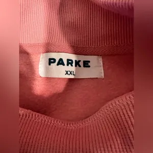 NWT Parke 2026 Valentine’s Day Jean Heart Varsity Mockneck Sweatshirt Size XXL thumbnail 7
