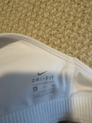 nike sports bra white  thumbnail 2