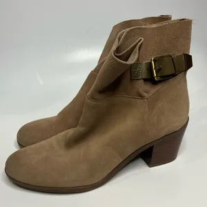 Franco‎ Sarto monument suede leather ankle boots size 7.5 thumbnail 2