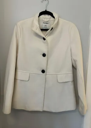 White Peacoat thumbnail 1
