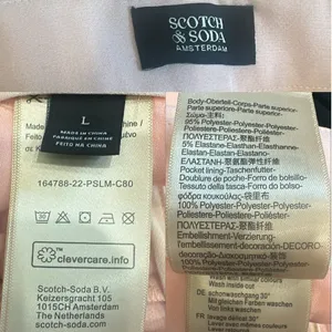 Scotch & Soda Pastel Cadillac Pink Edie Tailored Wide Leg Crepe Trousers Large‎ thumbnail 10