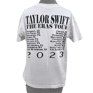 Taylor Swift Eras Tour Concert Tee Albums Official Merch White Top Size XS FLAWS thumbnail 2