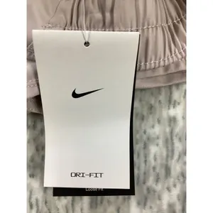 Nike Dri-FIT Women Training Shorts XL Mauve Taupe Loose Fit DX6016-019‎ NWT thumbnail 5
