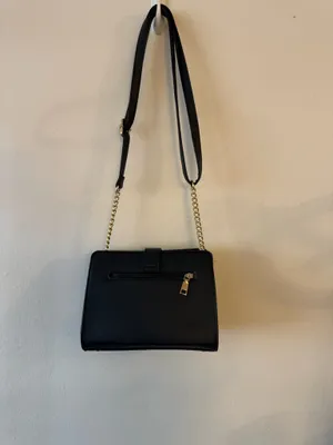 Black and Gold textured Shoulder Bag thumbnail 2