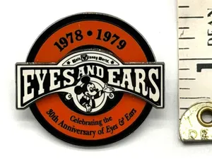 Disney Cast Member Exclusive Eyes & Ears 30th Anniversary Pin LE 3000 March 2002 thumbnail 1