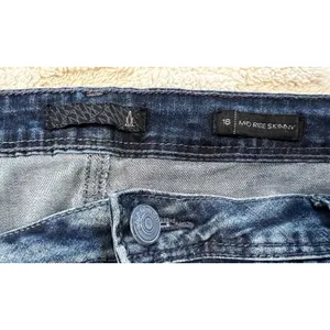 Lala Anthony Distressed Distressed Stretch Blue Denim Jeans plus Size 18 thumbnail 5